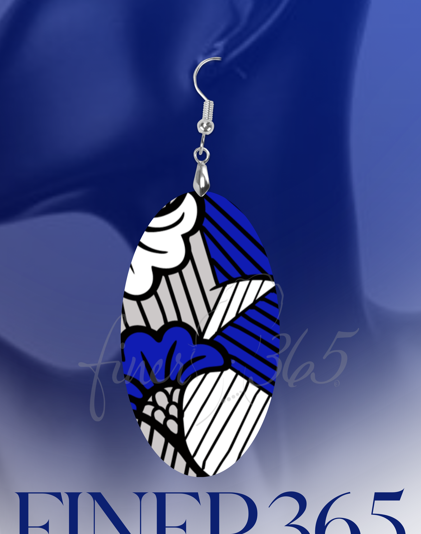 Oval Earrings - Afrocentric