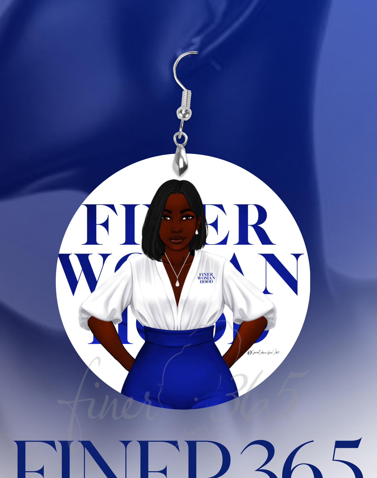 Round Earrings - Finer Woman Deep Brown