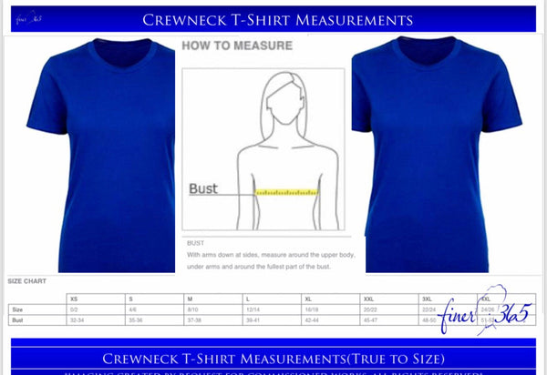 Historically ZPHIB! Rhinestone Crewneck T-shirt Women's & Unisex Style - Royal Blue
