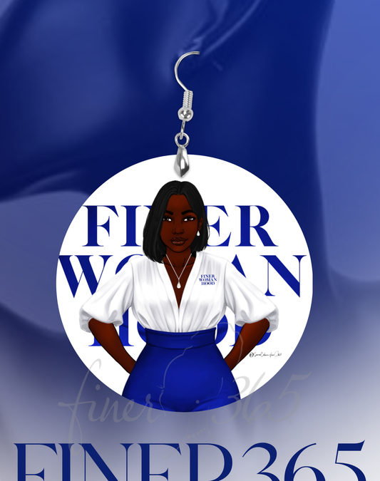 Round Earrings - Finer Woman Deep Brown