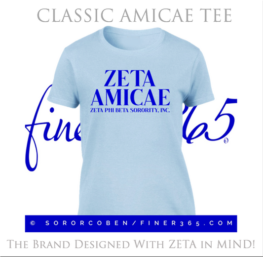 CLASSIC ZETA AMICAE TEE *ZOL Pick-up ONLY - No Shipping*