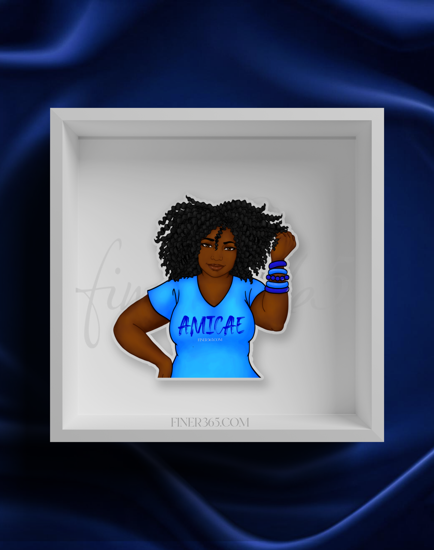 Amicae Curvy Diva Pin