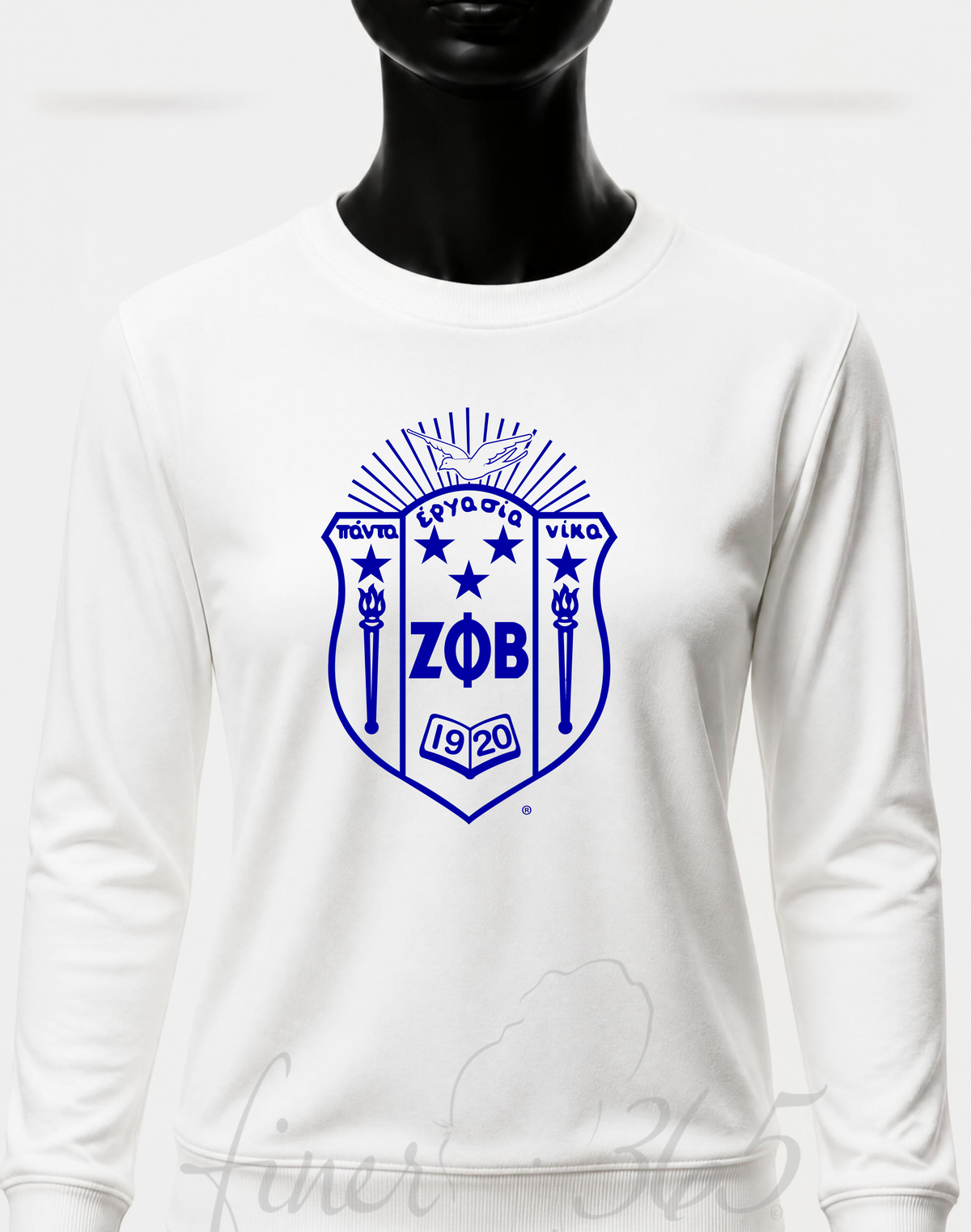 Finer 365 - Outline Shield Sweatshirt