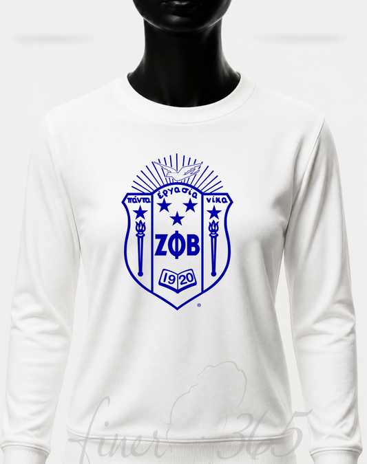 Finer 365 - Outline Shield Sweatshirt
