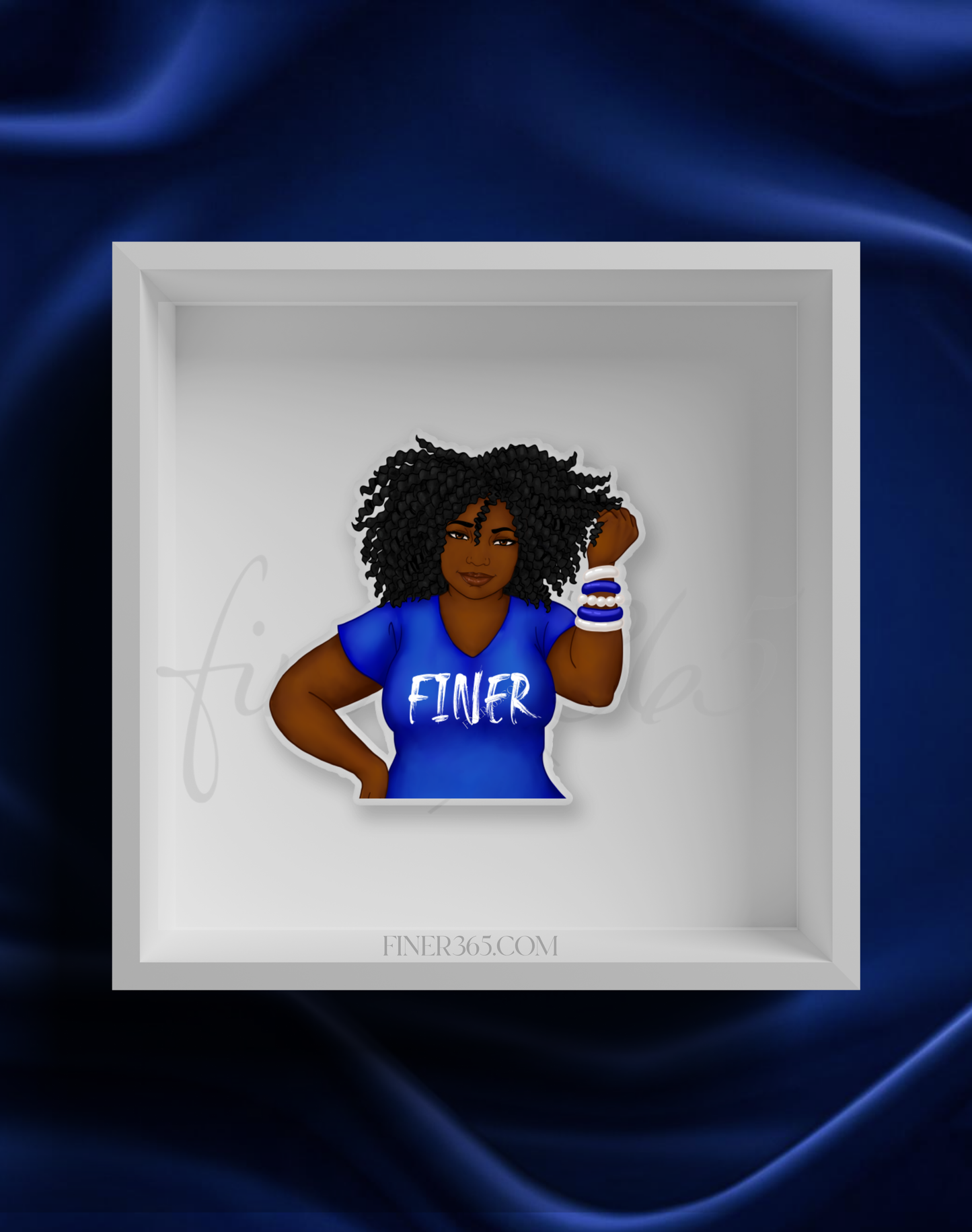 Zeta Curvy Diva Pin