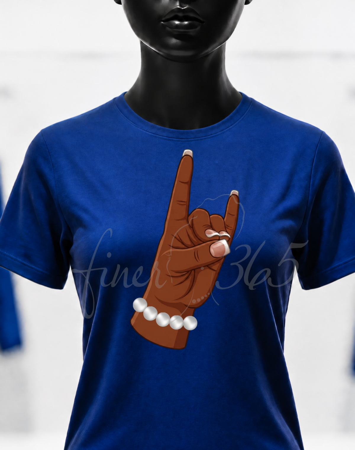 Brown Handsign - Full Color Crewneck T-shirt Women's & Unisex Style
