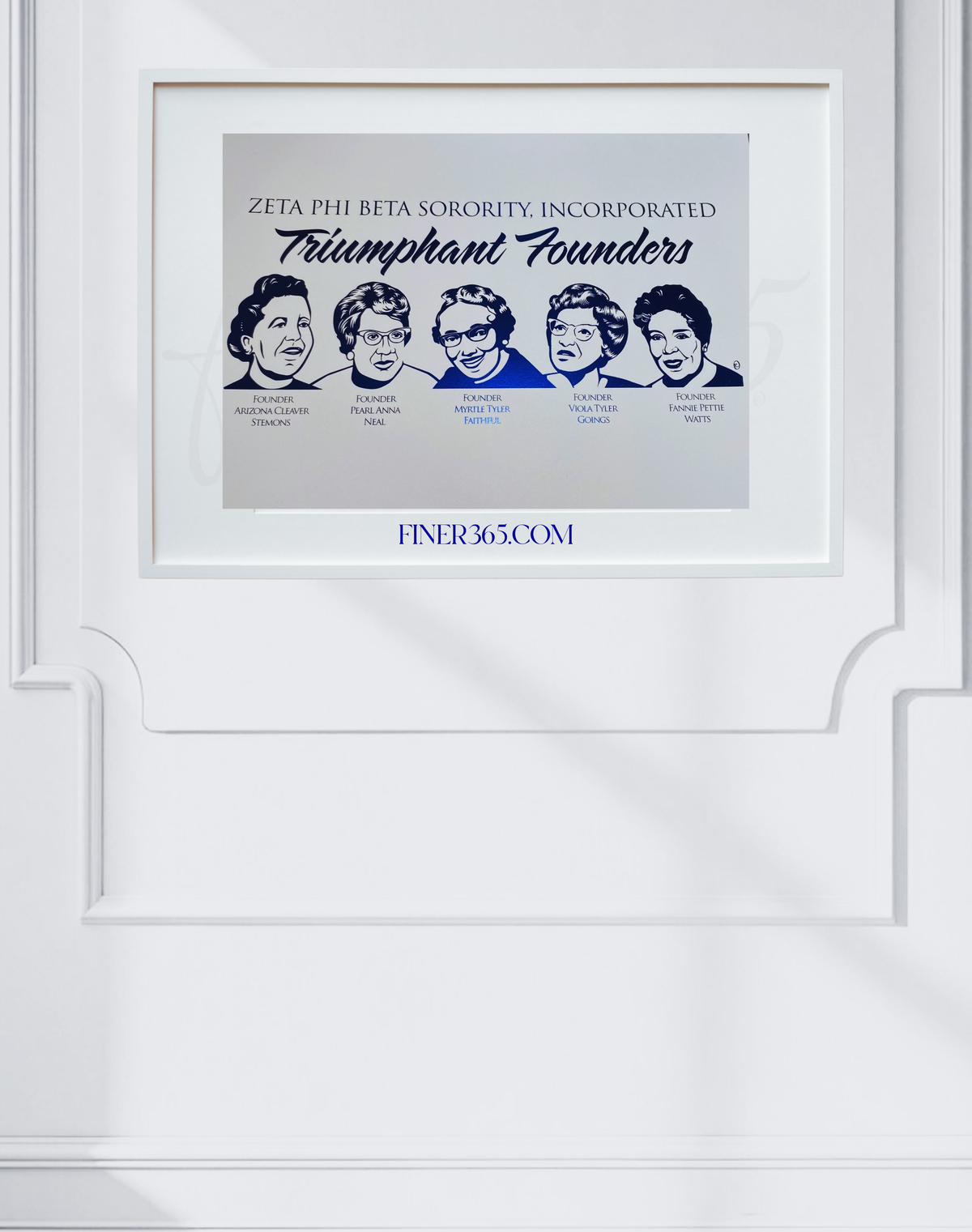 Zeta Five Pearls Print