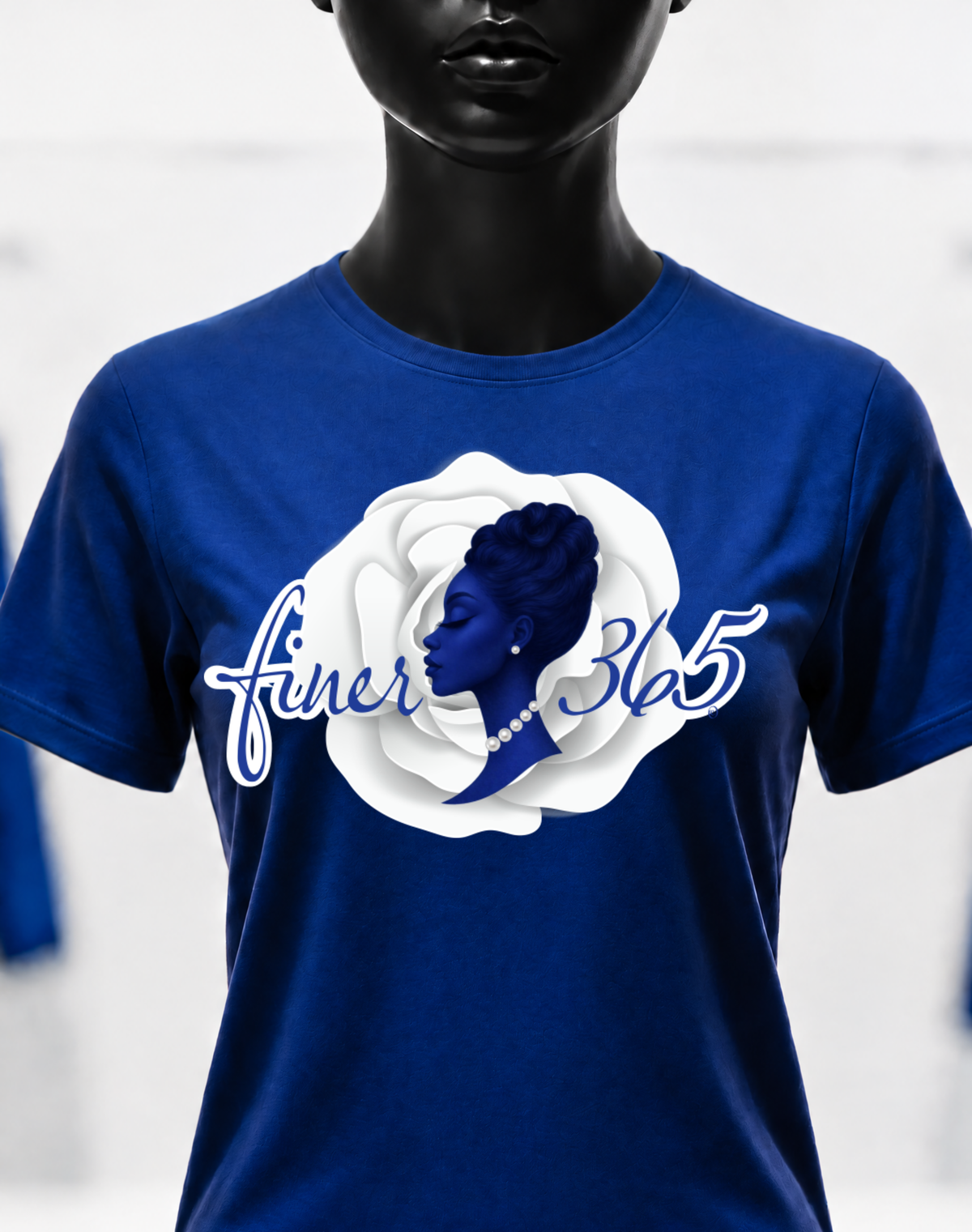 Finer365 - Lady365 Rose Tee - Full Color Crewneck T-shirt Women's & Unisex Style
