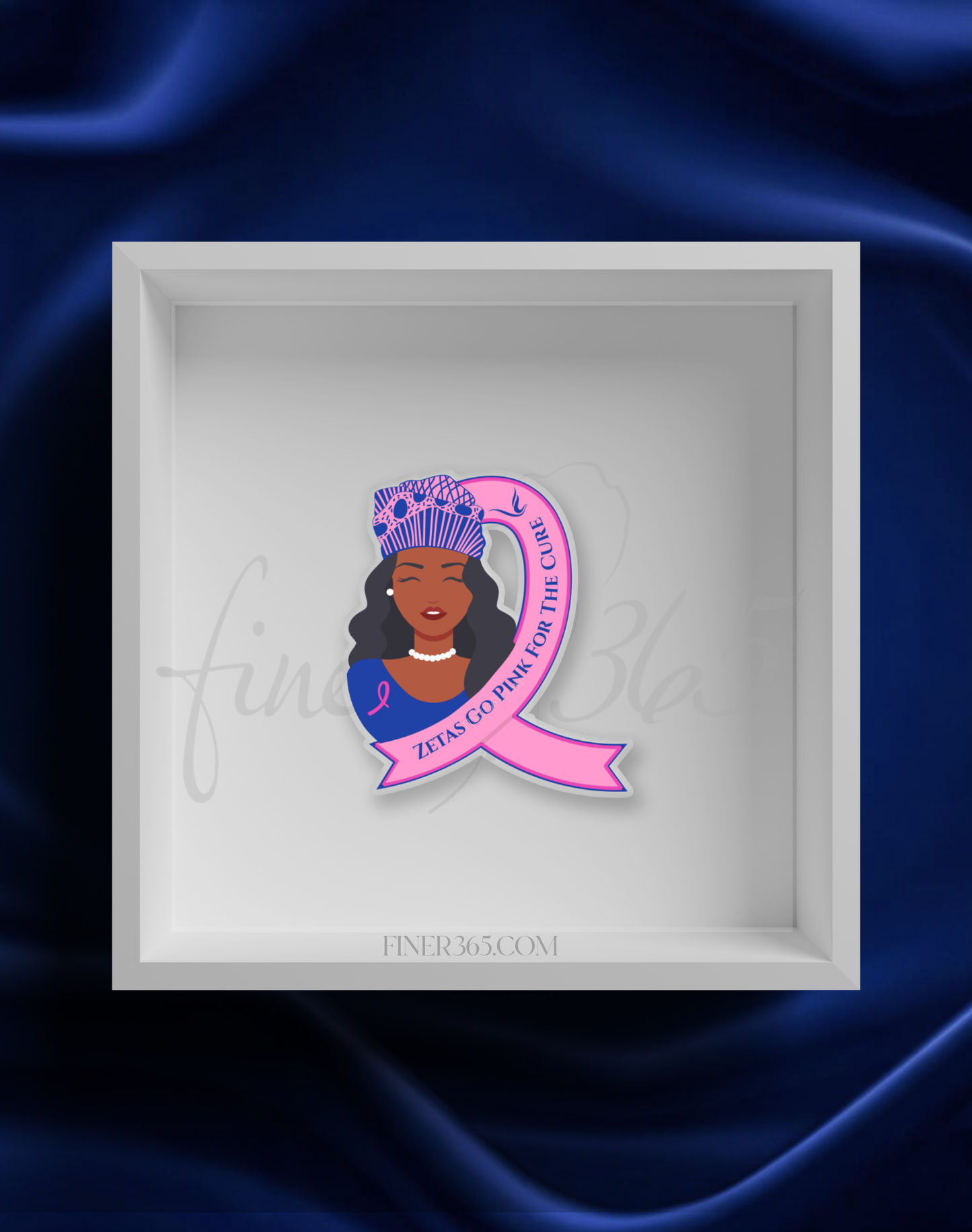 Zeta Breast Cancer Pin