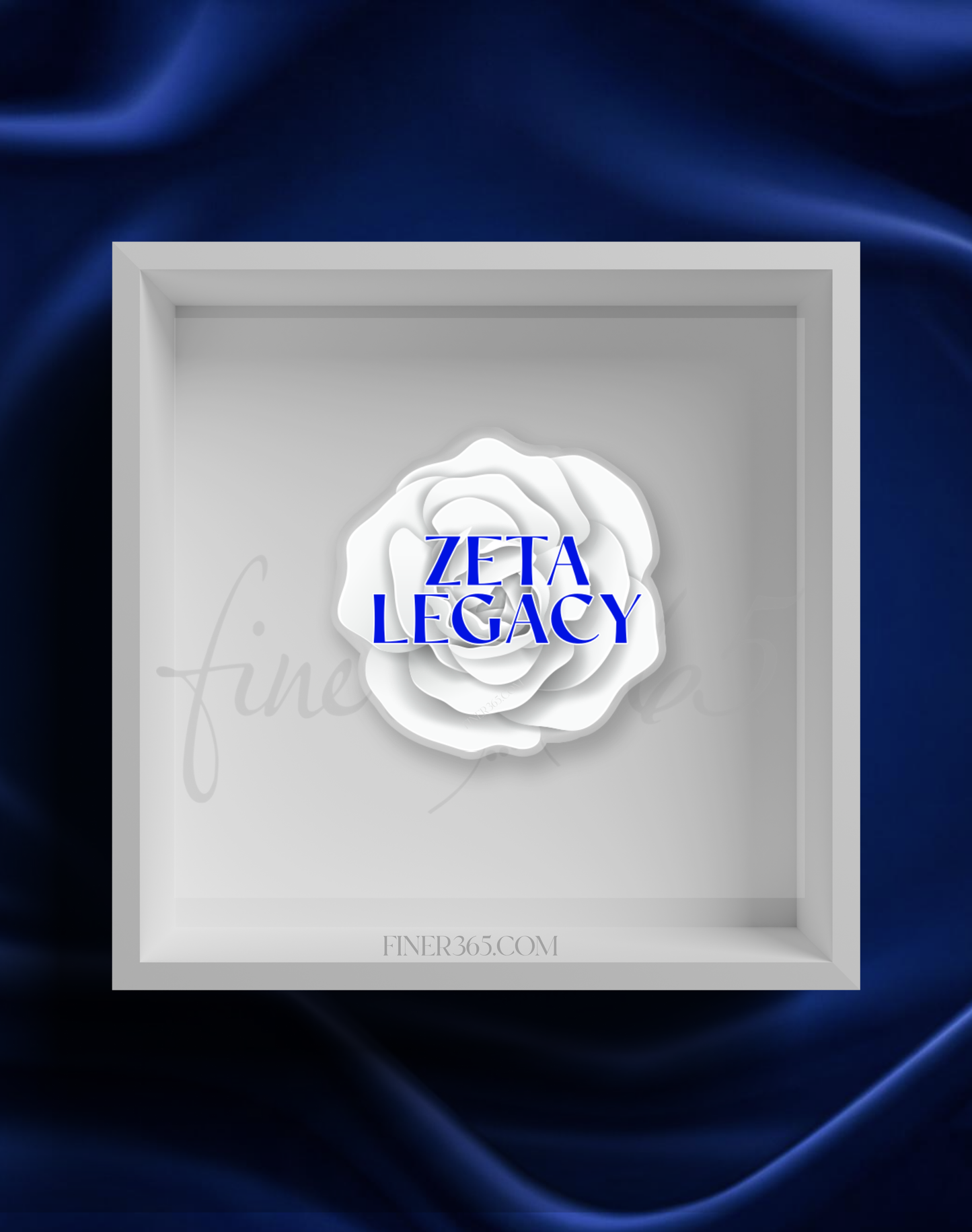 Zeta Legacy Rose Pin