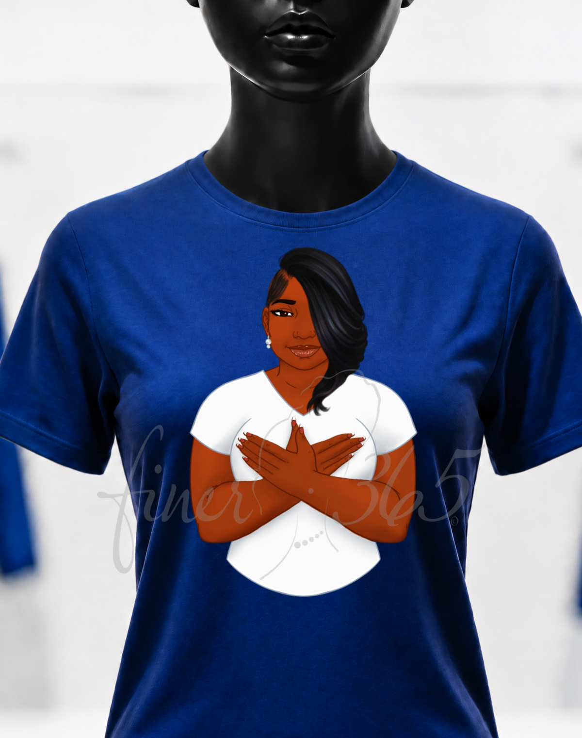 ZPB Dove Handsign - Full Color Crewneck T-shirt Women's & Unisex Style