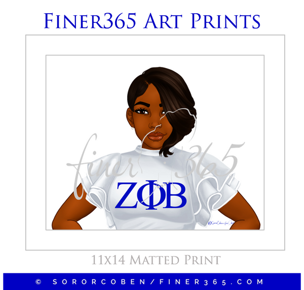 Zeta Soror Brown - Art Print