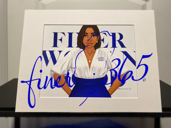 Finer Woman Tan - Art Print