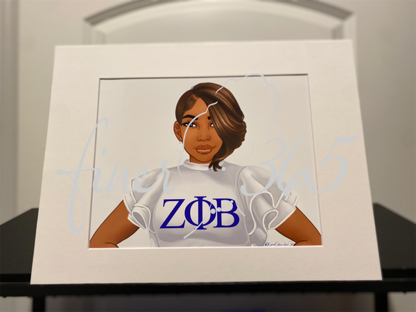 Zeta Soror Tan - Art Print